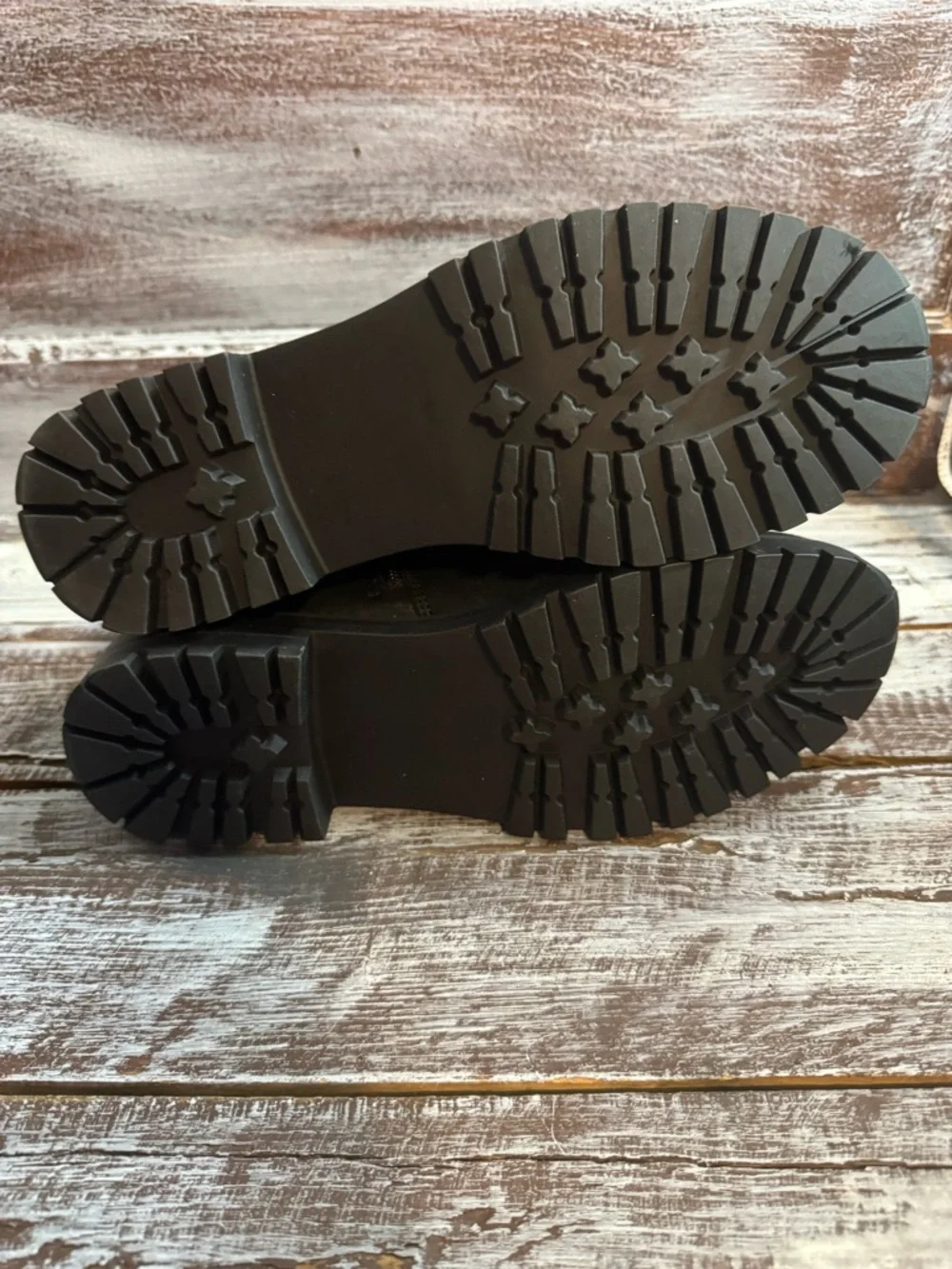 Women's Black Mid-Calf Buckled Winter Boots